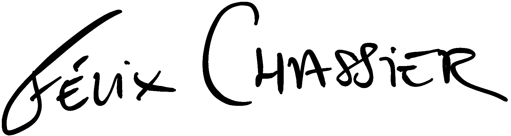 Signature Félix Chassier